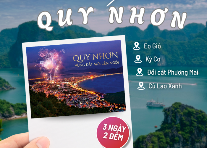 Tour Quy Nhơn 3 ngày 2 đêm từ Đà Nẵng