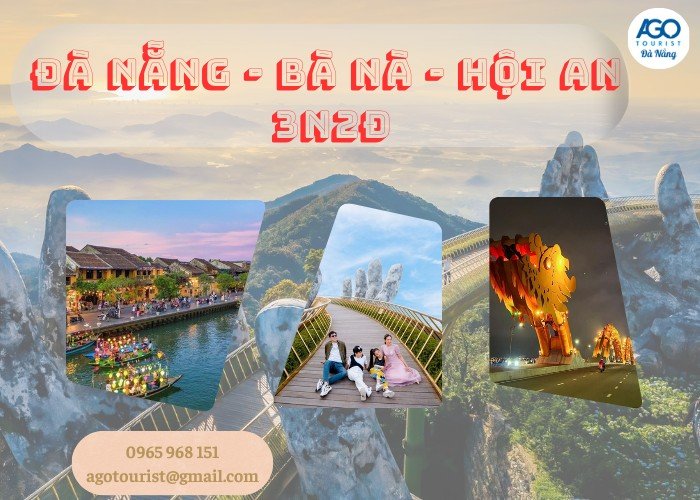 Tour du lịch Đà Nẵng - Bà Nà Hills - Hội An trọn gói 3N2D