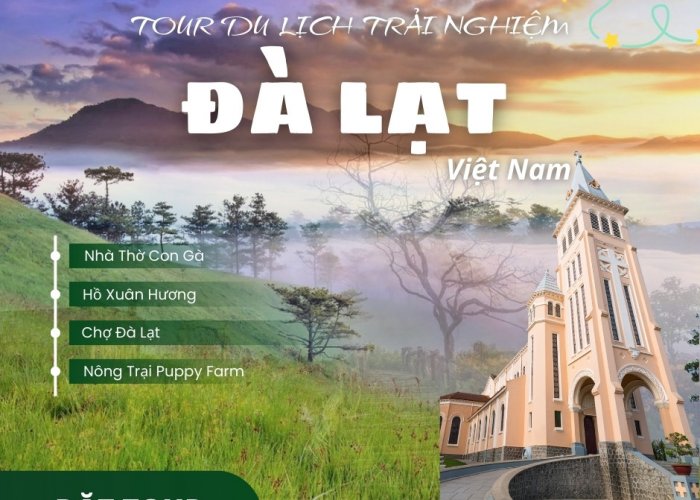 Tour du lịch Đà Lạt 3 ngày 2 đêm khởi hành từ Đà Nẵng