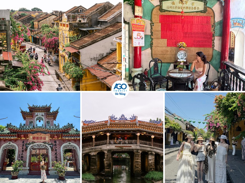 Đoàn tham quan Phố cổ Hội An khi đi tour du lịch Đà Nẵng Bà Nà Hills