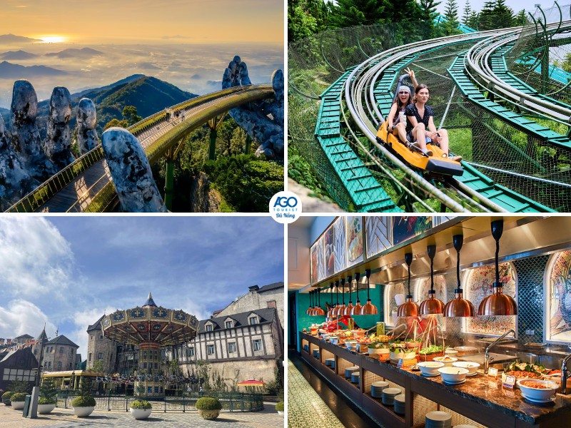 Đoàn công ty mình sẽ đến tham quan và trải nghiệm nhiều hoạt động vui chơi tại Bà Nà Hills khi đi tour