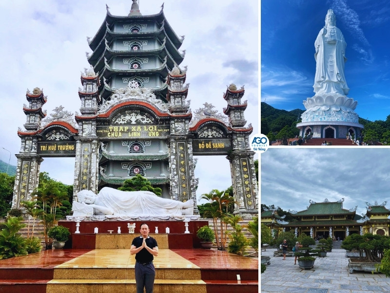 Quý cô chú sẽ đến chiêm bái Chùa Linh Ứng khi đi tour Đà Nẵng cho người lớn tuổi