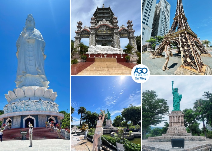 Đoàn sẽ đến tham quan chùa Linh Ứng và Công biên 7 Kỳ Quan trong lịch trình tour Đà Nẵng Huế Hội An 4 ngày 3 đêm