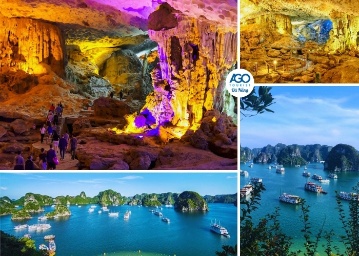 Tham quan Hang Sửng Sốt và ngắm cảnh Vịnh Hạ Long là những hoạt động nổi bật trong tour Hạ Long từ Đà Nẵng