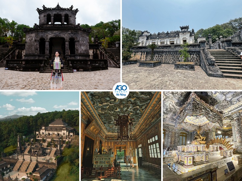 Tham quan lăng Khải Định trong hành trình tour từ Hà Nội đi Đà Nẵng 4 ngày 3 đêm