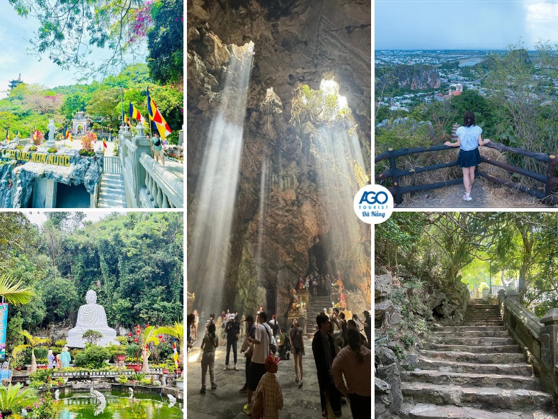 Đoàn đến tham quan Ngũ Hành Sơn và Làng đá Mỹ nghệ Non Nước trong hành trình tour Hà Nội Đà Nẵng 4 ngày 3 đêm