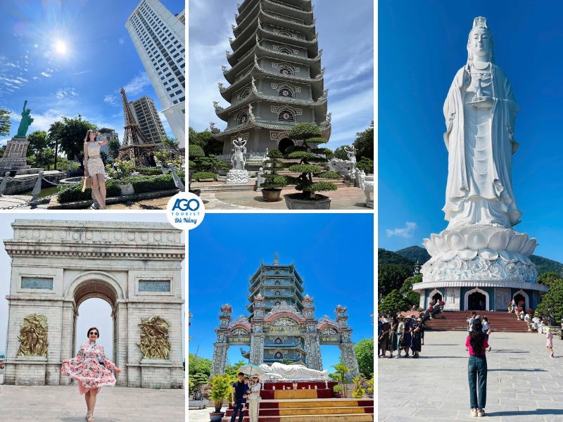 Đến tham quan chùa Linh Ứng và công viên 7 kỳ quan trong hành trình tour du lịch Hà Nội Đà Nẵng 4 ngày 3 đêm