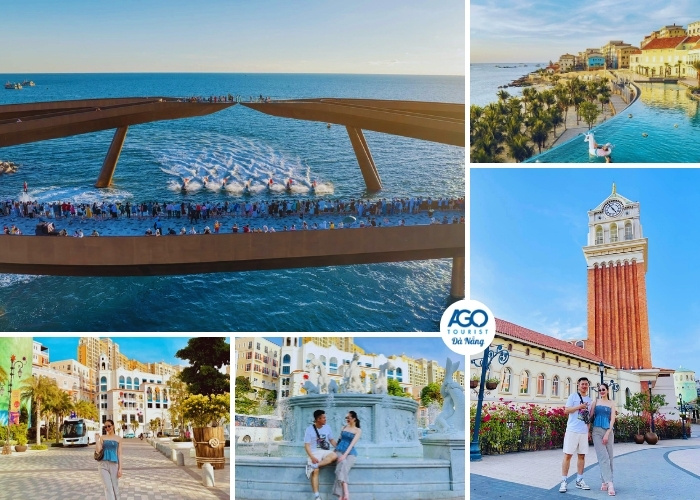 Tham quan Cầu Cầu Hôn, tháp đồng hồ Venice và tàn tích Pompeii trong hành trình tour Đà Nẵng đi Phú Quốc