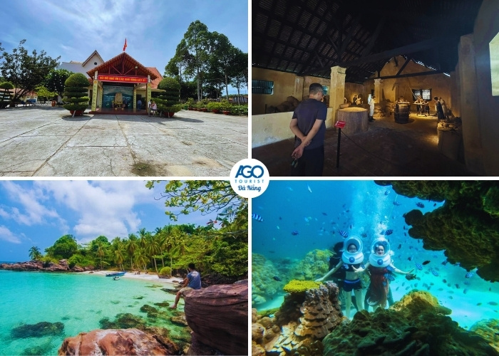 Đến tham quan Nhà tù Phú Quốc, hòn Món Tay và trải nghiệm lặn biển ngắm san hô trong tour từ Đà Nẵng đi Phú Quốc