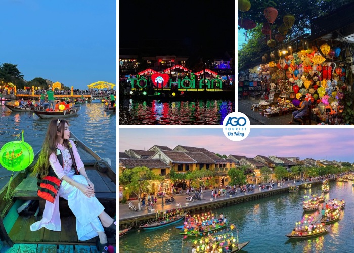 Đoàn đến tham quan Phố cổ Hội An trong lịch trình tour du lịch Sài Gòn Đà Nẵng 4 ngày 3 đêm