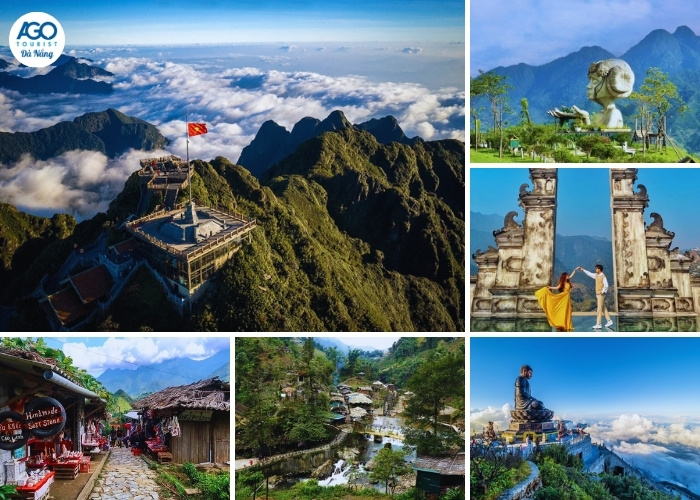 Các địa điểm tham quan trong tour từ Đà Nẵng đi Sapa