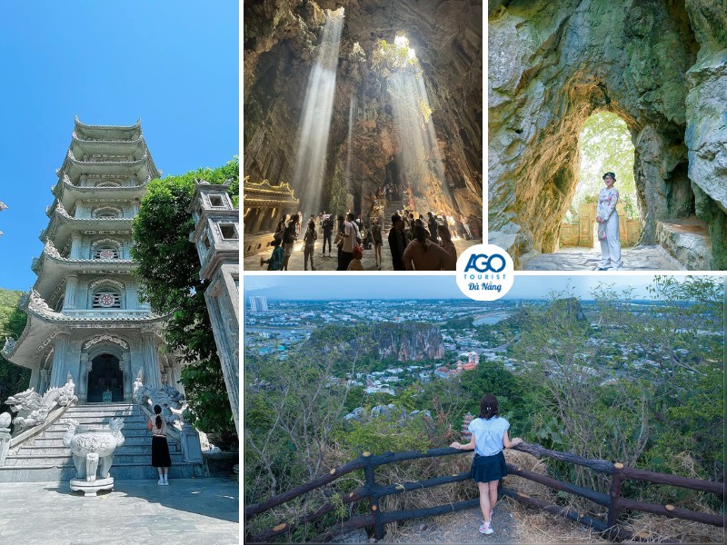 Đoàn sẽ đến tham quan Ngũ Hành Sơn và Làng đá mỹ nghệ Non Nước khi đi tour team building Đà Nẵng